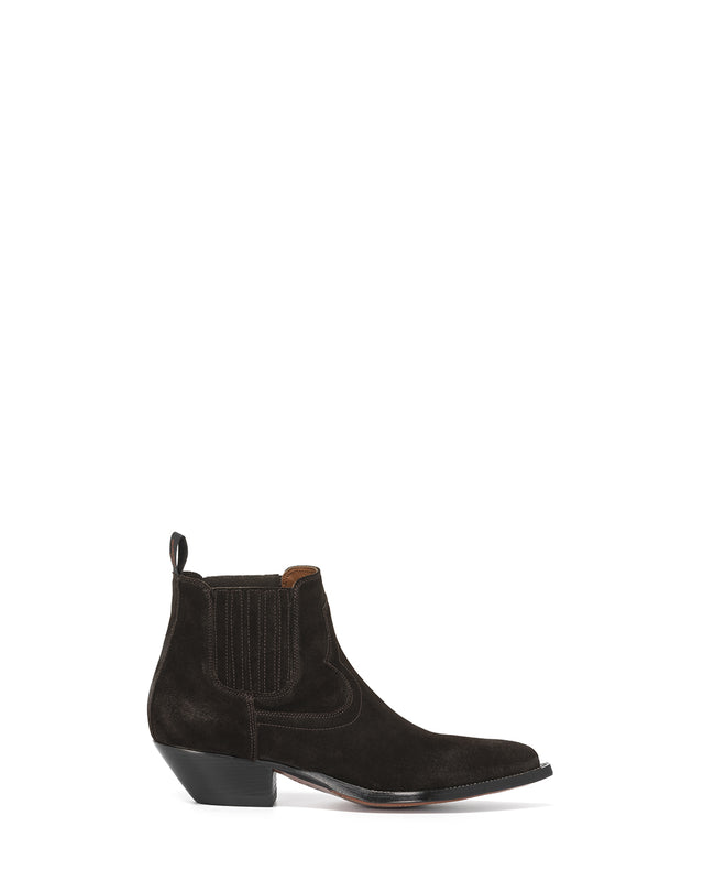 HIDALGO Men's Ankle Boots in Brown Suede Oil