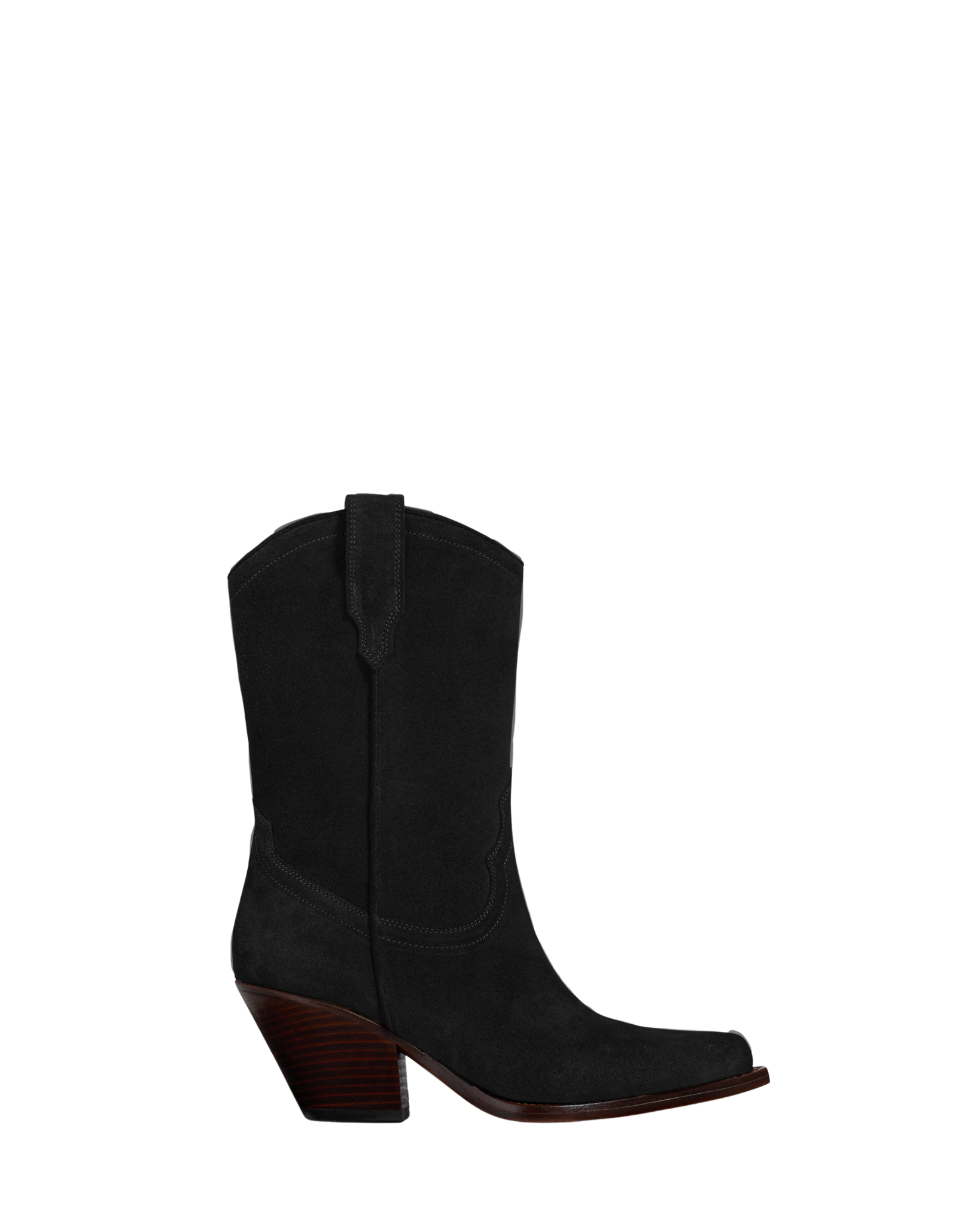 CLARA Women's Ankle Boots in Black Suede