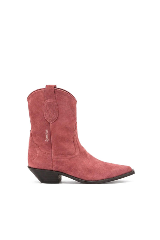FRISCO  Woman's Ankle Boots in Rusty Brown Crusted Suede